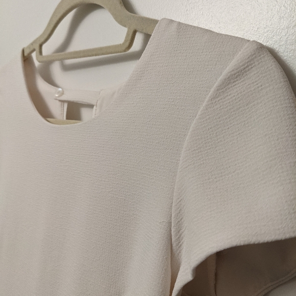 Club Monaco Scalloped White Dress - Picture 3 of 4